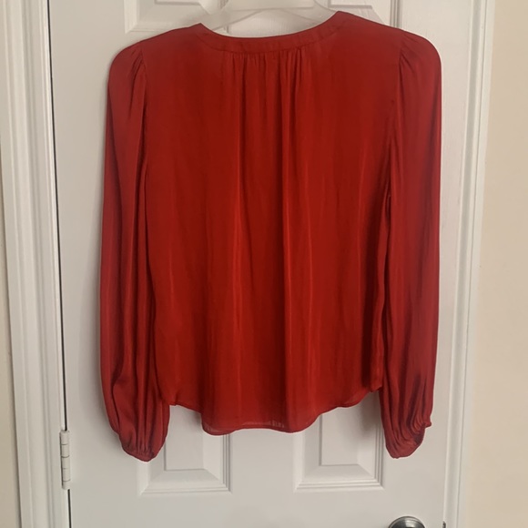 Women’s red blouse Sz XS - Picture 4 of 4